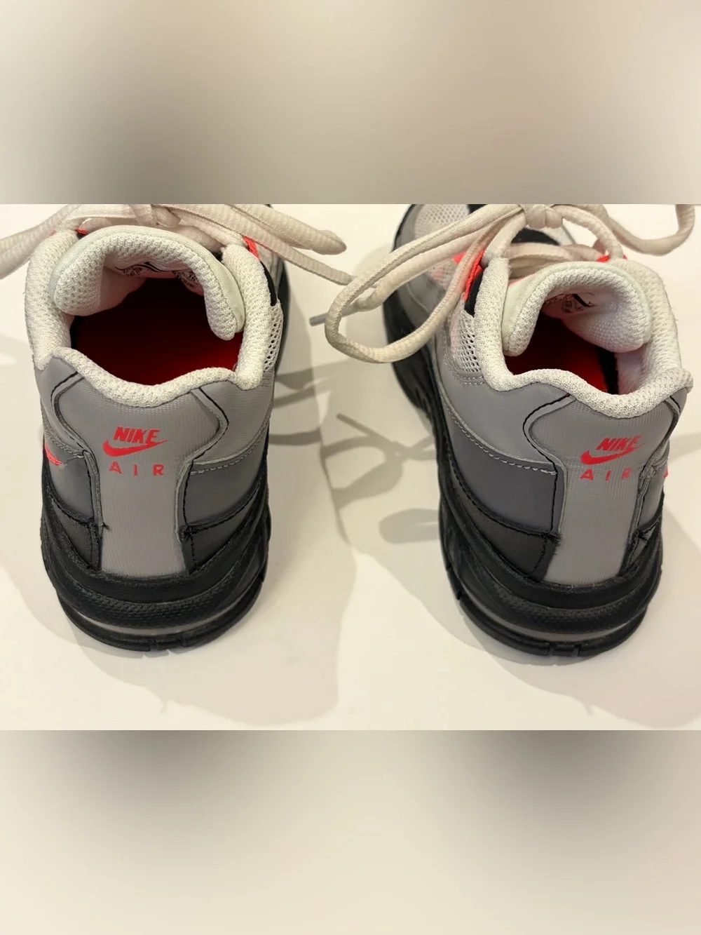 Nike Air Max '95 Toddler- Black & Solar Red
